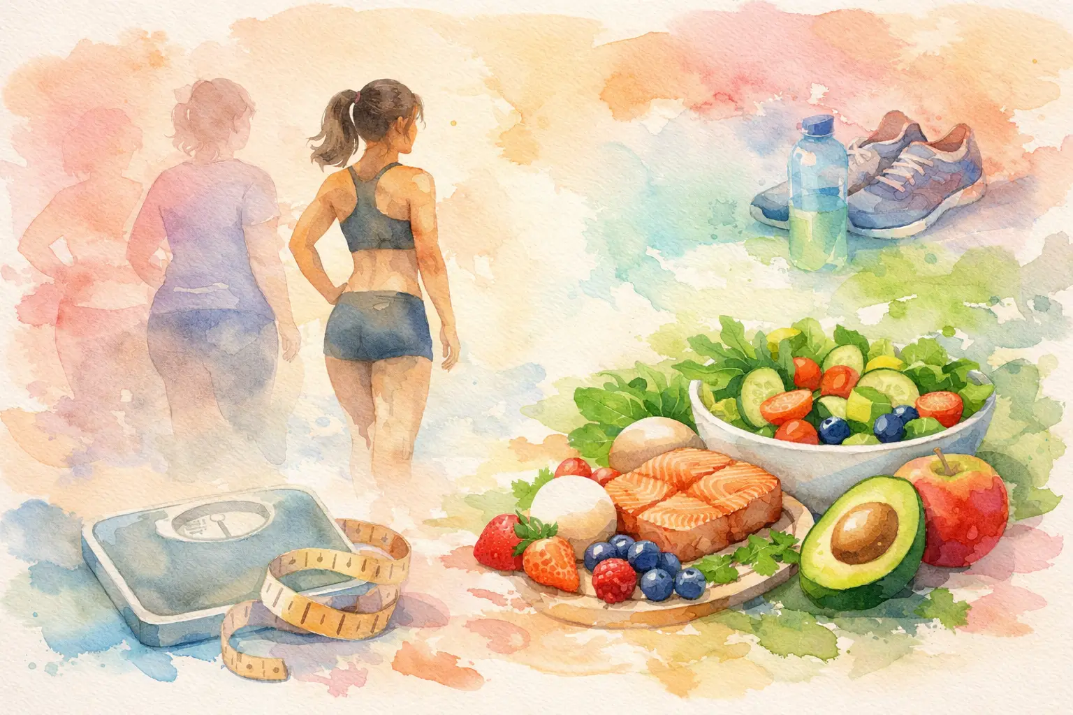 Weight Loss Transformation Nutrition Example