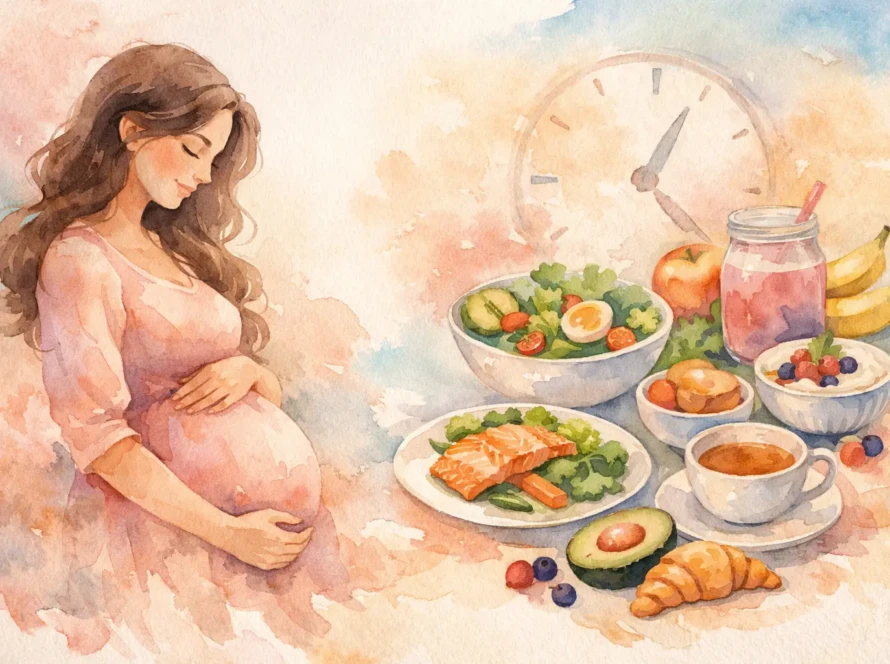 A Guide to Pregnancy Meal Timing That Fits Life