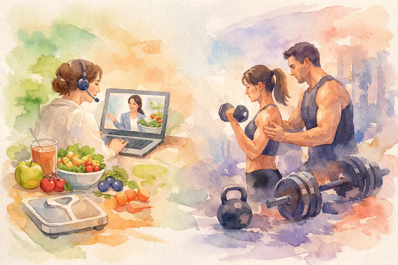 Online Dietitian vs Gym Trainer - Which Works?