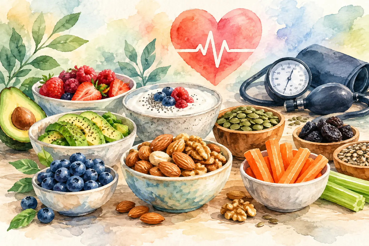 10 Best Snacks for Blood Pressure Support