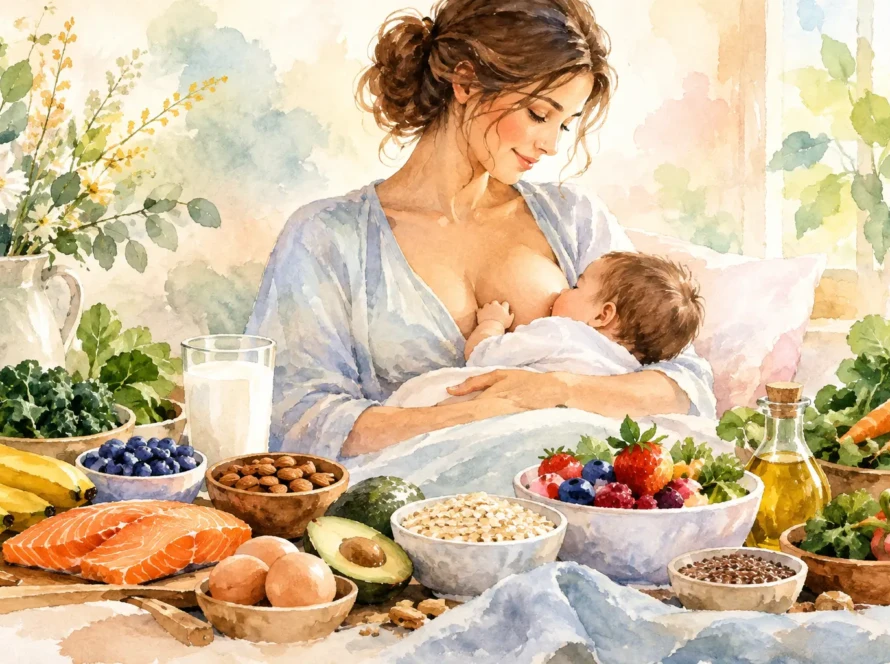 Breastfeeding Nutrition Food Guide for New Mums